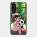 Blush & Panda Glass Case Cover For Oneplus Nord 5 5G