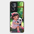 Blush & Panda Glass Case Cover For Oneplus Nord Ce 2 5G