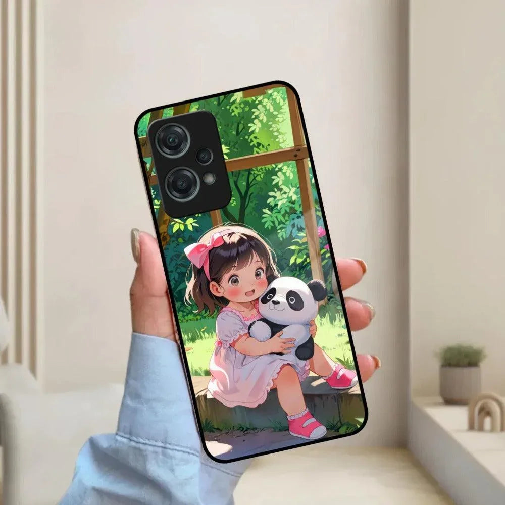 Blush & Panda Glass Case Cover For Oneplus - ShopOnCliQ