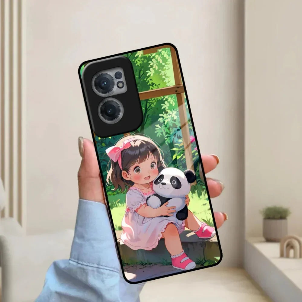 Blush & Panda Glass Case Cover For Oneplus - ShopOnCliQ