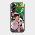 Blush & Panda Glass Case Cover For Oppo K13X 5G