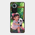 Blush & Panda Glass Case Cover For Oppo Reno 11 5G