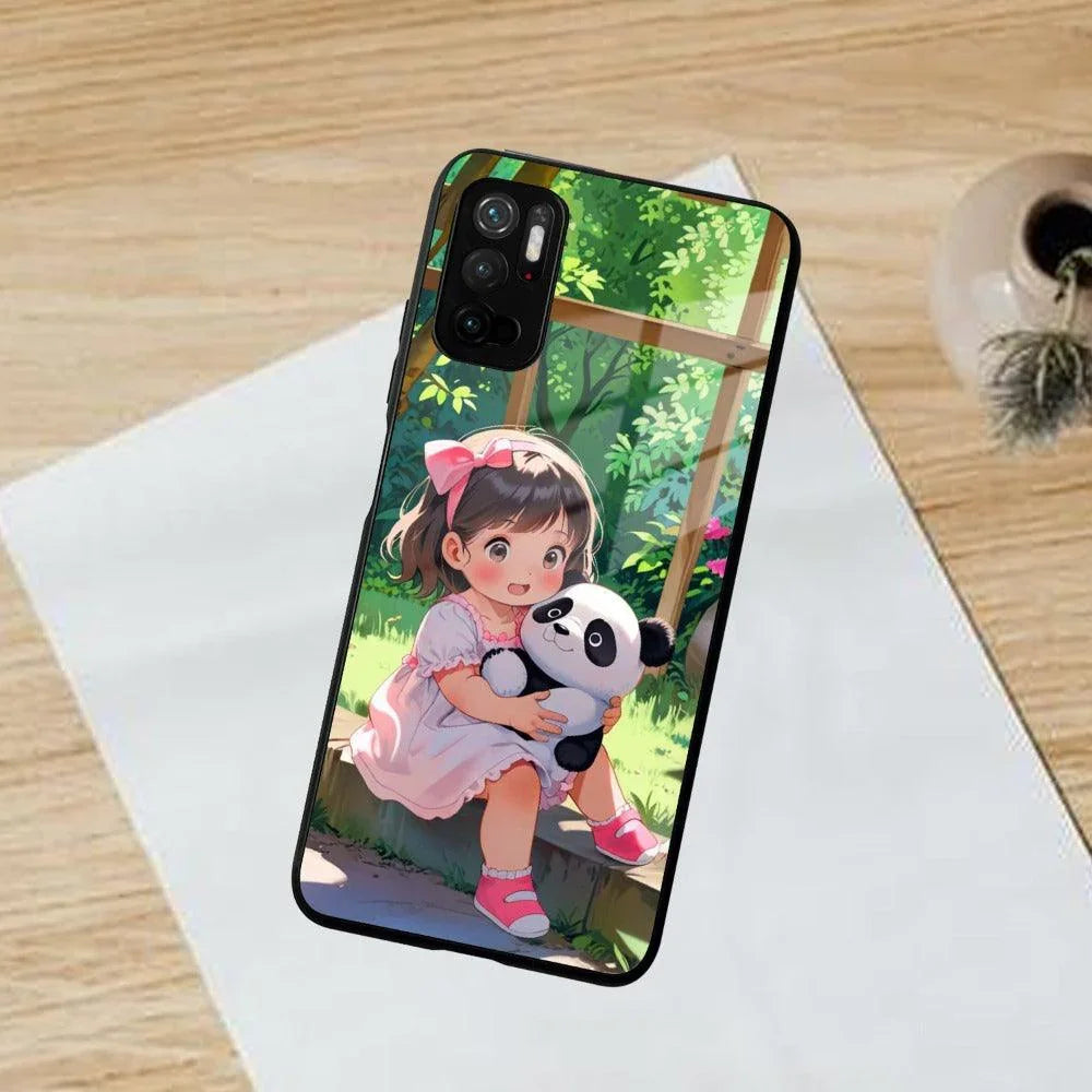 Blush & Panda Glass Case Cover For Poco - ShopOnCliQ