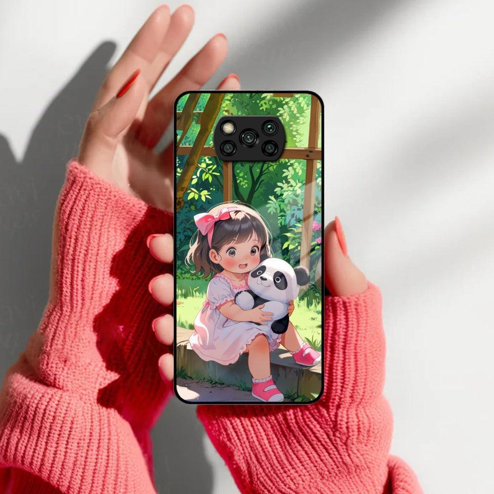 Blush & Panda Glass Case Cover For Poco - ShopOnCliQ