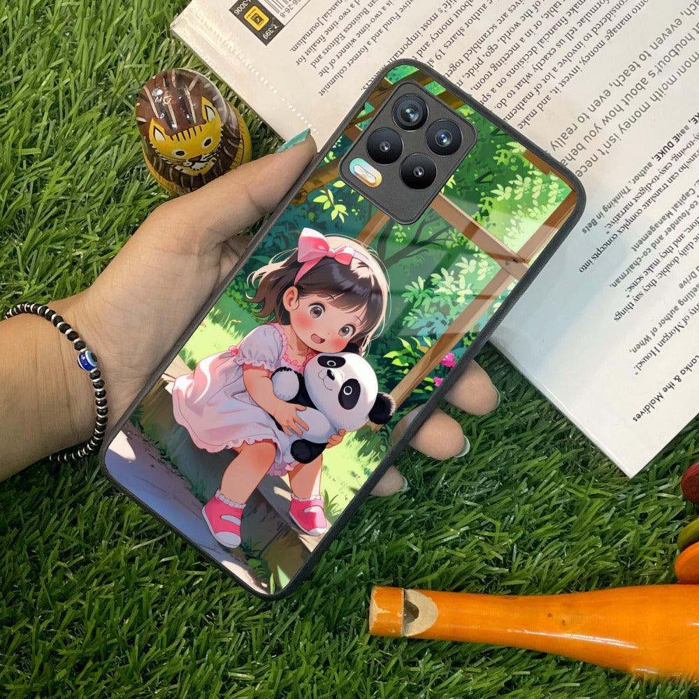 Blush & Panda Glass Case Cover For Realme/Narzo - ShopOnCliQ