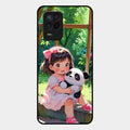 Blush & Panda Glass Case Cover For Realme 9 5G