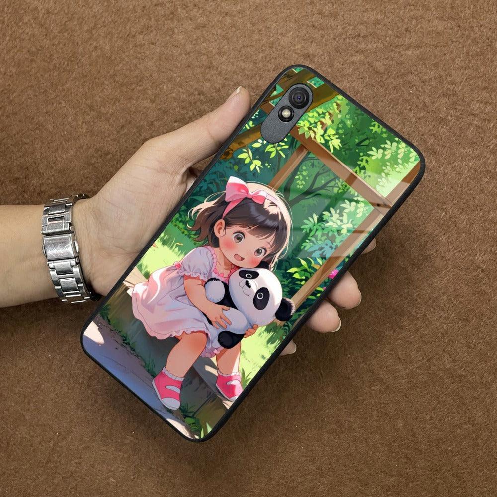 Blush & Panda Glass Case Cover For Redmi/Xiaomi - ShopOnCliQ