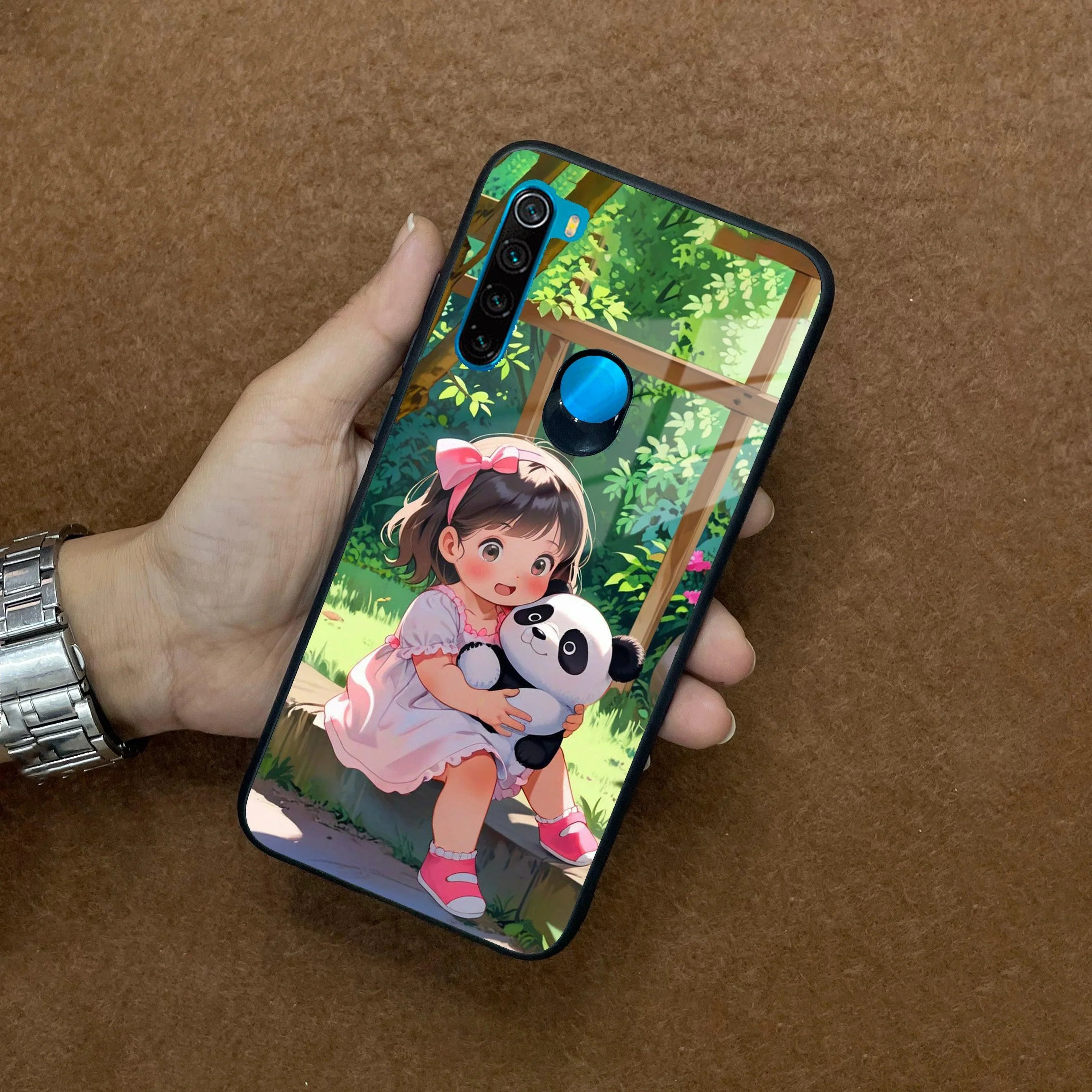 Blush & Panda Glass Case Cover For Redmi/Xiaomi - ShopOnCliQ
