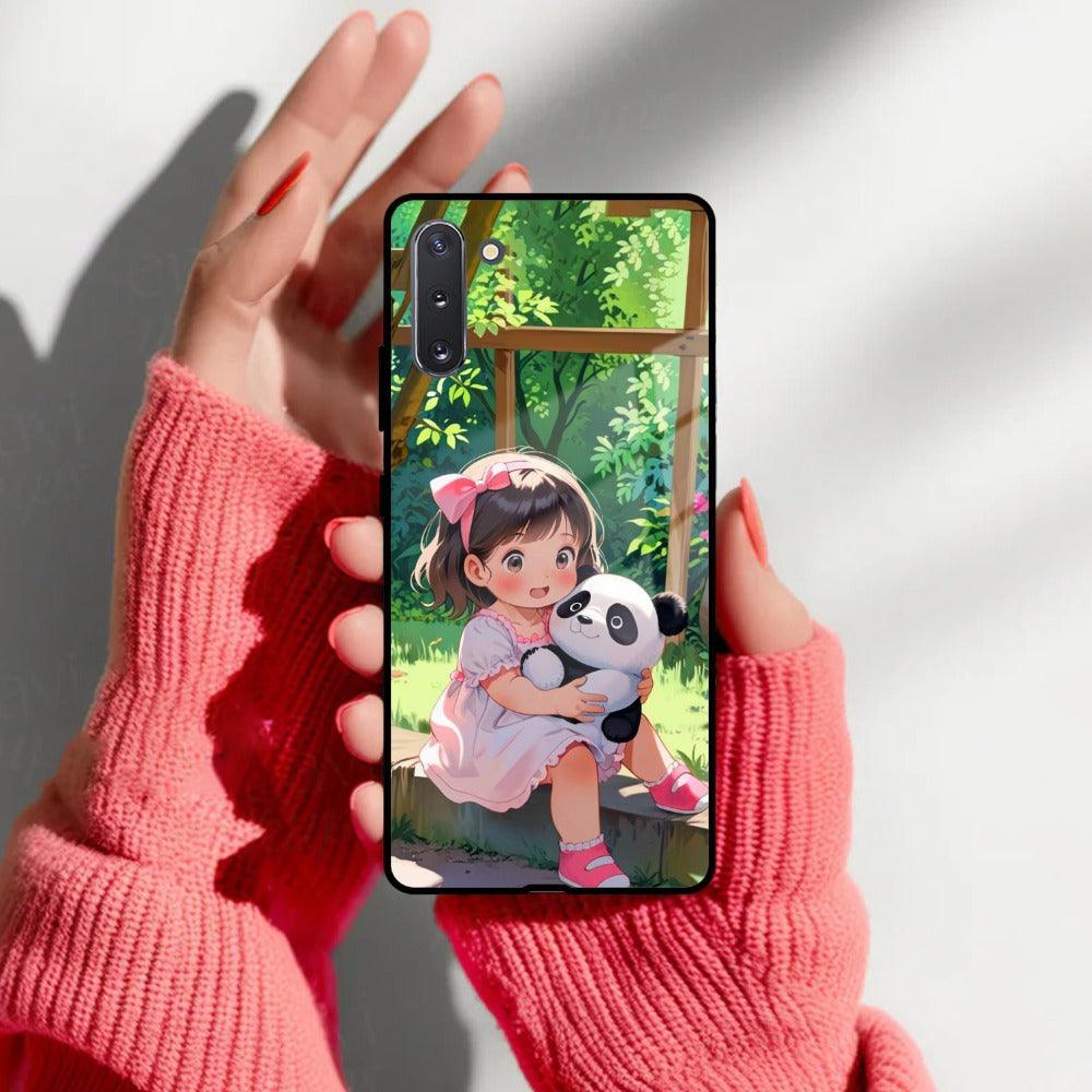 Blush & Panda Glass Case Cover For Samsung - ShopOnCliQ