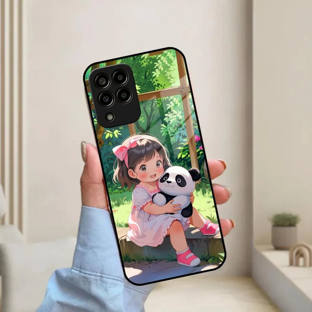 Blush & Panda Glass Case Cover For Samsung - ShopOnCliQ