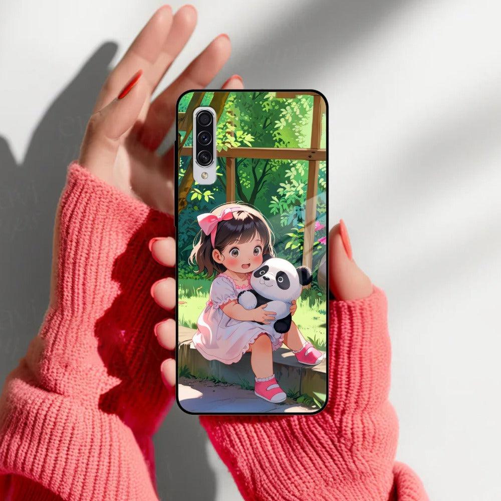 Blush & Panda Glass Case Cover For Samsung - ShopOnCliQ