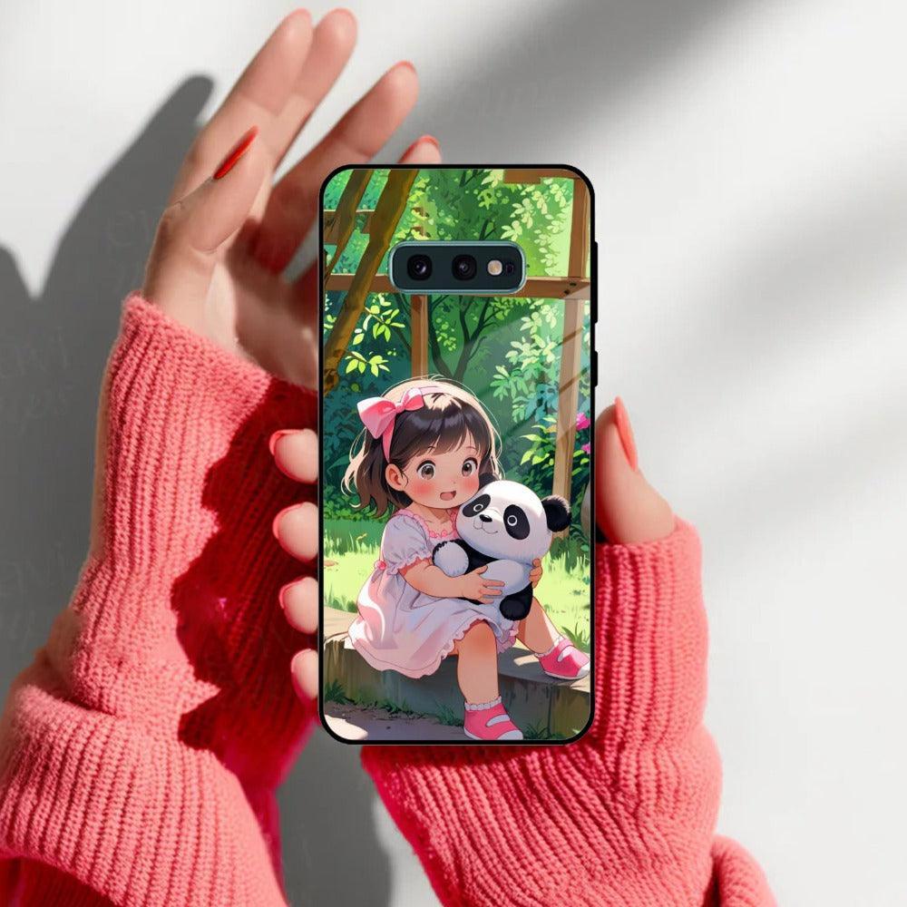 Blush & Panda Glass Case Cover For Samsung - ShopOnCliQ