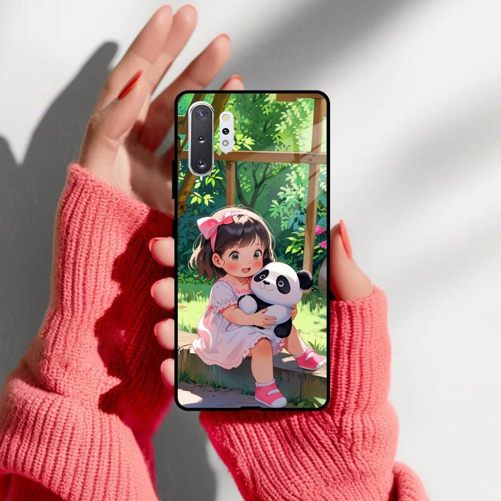 Blush & Panda Glass Case Cover For Samsung - ShopOnCliQ