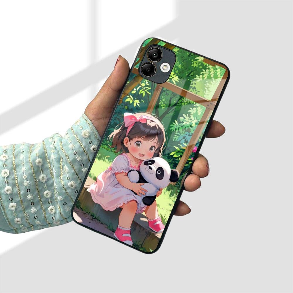 Blush & Panda Glass Case Cover For Samsung - ShopOnCliQ