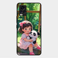 Blush & Panda Glass Case Cover For Vivo V20 Pro 5G