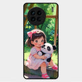 Blush & Panda Glass Case Cover For Vivo X90 5G