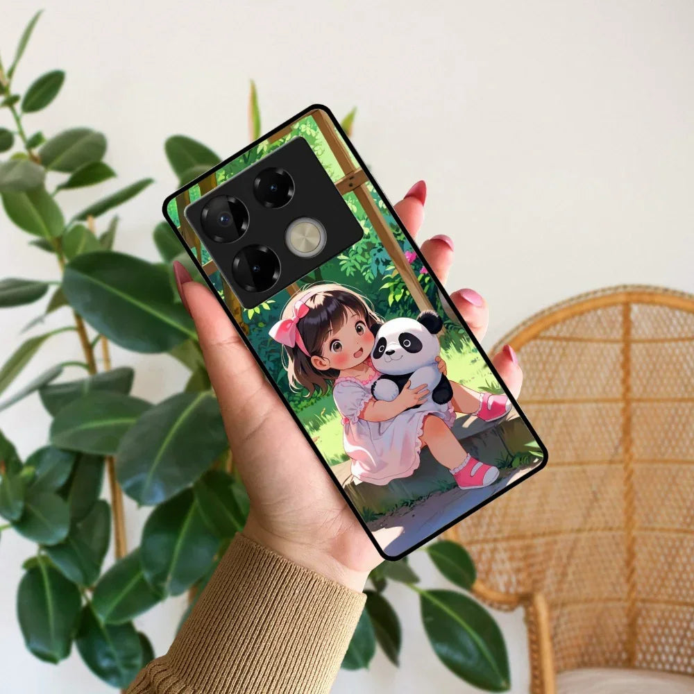 Blush & Panda Glossy Metal Case Cover For Infinix - ShopOnCliQ