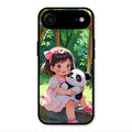 blush panda glossy metal case cover for iPhone Air