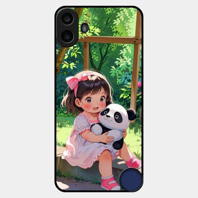 blush panda glossy metal case cover for Nothing Cmf Phone 1