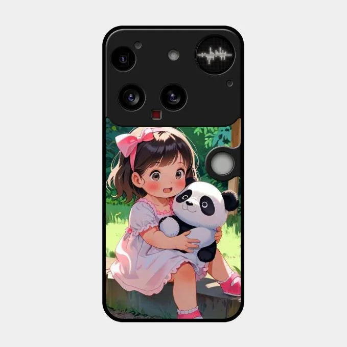 blush panda glossy metal case cover for Nothing Phone 3 5G
