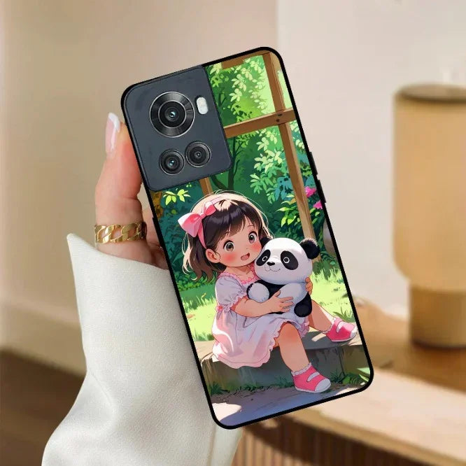 Blush & Panda Glossy Metal Case Cover For OnePlus - ShopOnCliQ