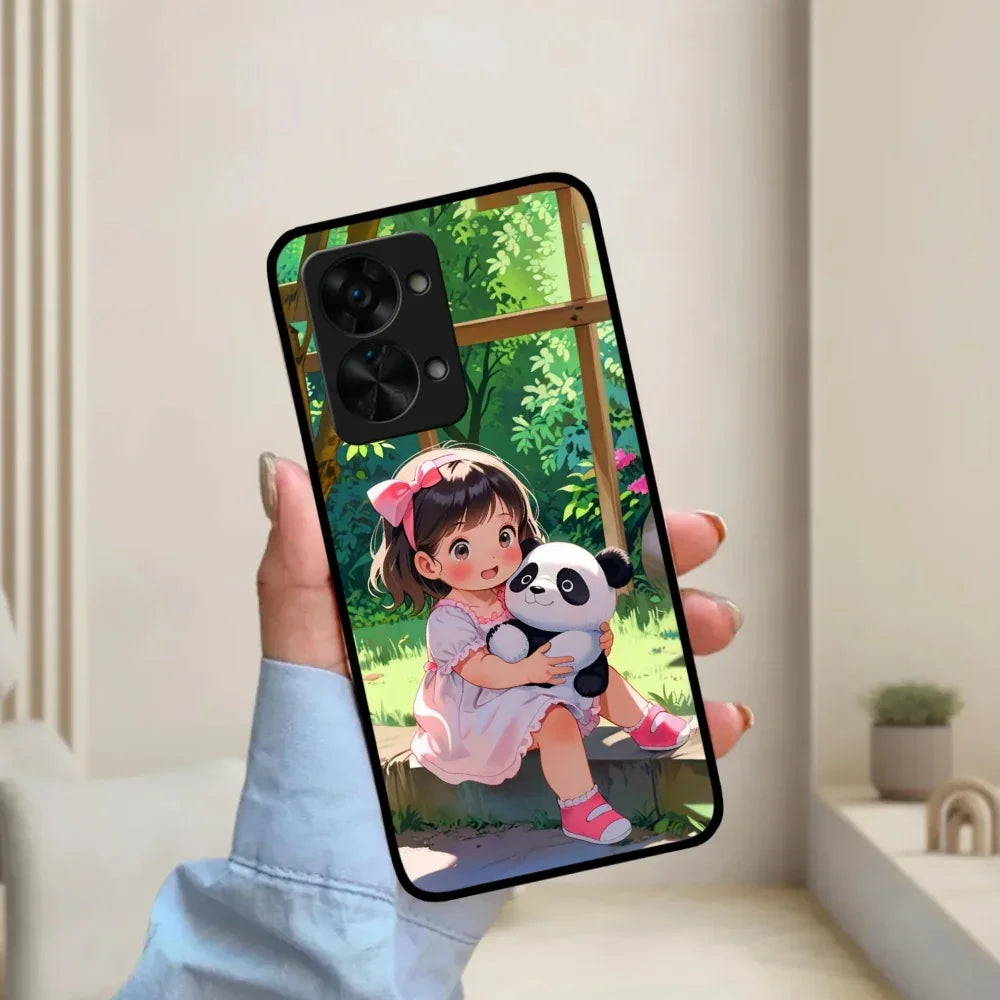 Blush & Panda Glossy Metal Case Cover For OnePlus - ShopOnCliQ