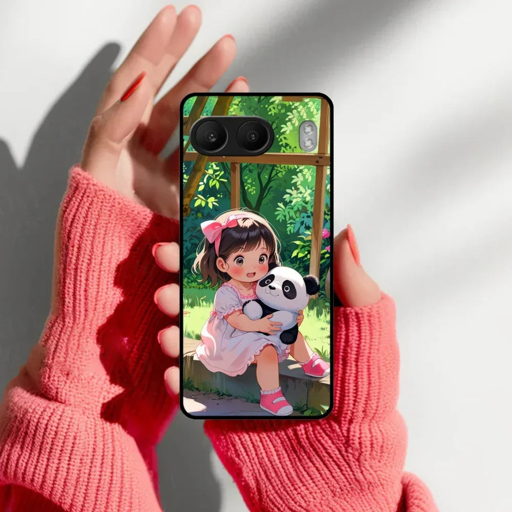 Blush & Panda Glossy Metal Case Cover For OnePlus - ShopOnCliQ