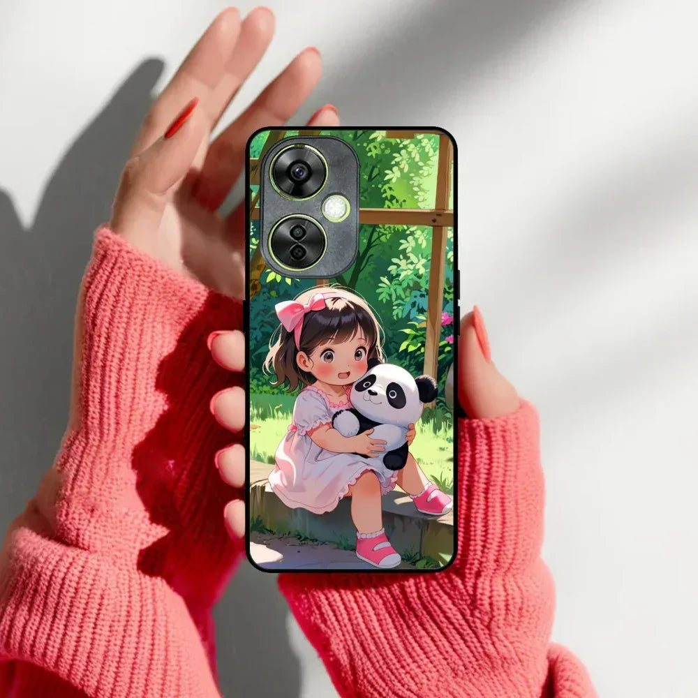 Blush & Panda Glossy Metal Case Cover For OnePlus - ShopOnCliQ