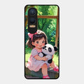 blush panda glossy metal case cover for Oneplus Nord Ce 4 Lite 5G
