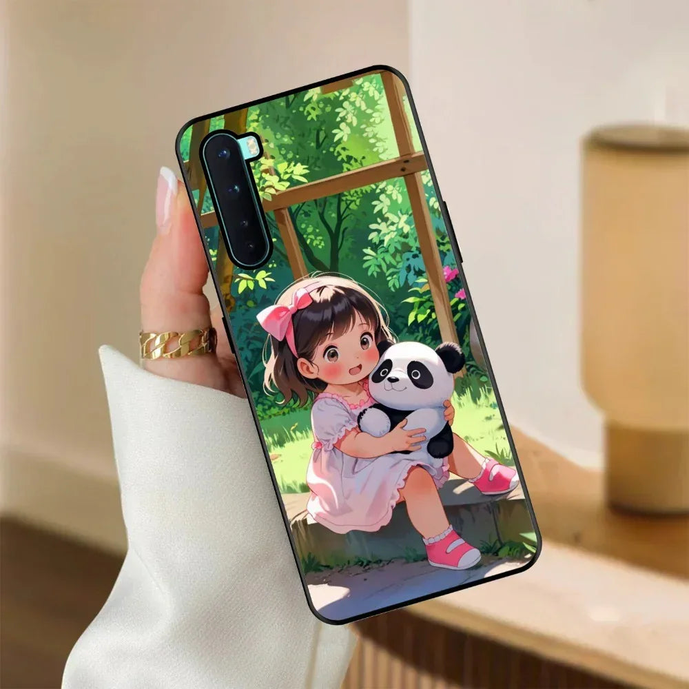 Blush & Panda Glossy Metal Case Cover For OnePlus - ShopOnCliQ