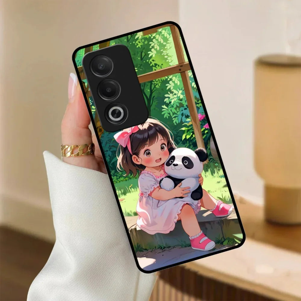 Blush & Panda Glossy Metal Case Cover For Oppo - ShopOnCliQ