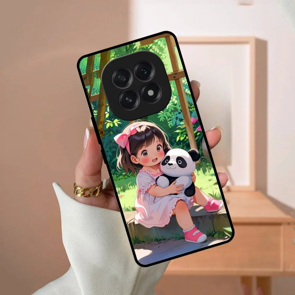 Blush & Panda Glossy Metal Case Cover For Oppo - ShopOnCliQ