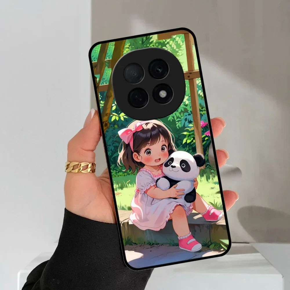 Blush & Panda Glossy Metal Case Cover For Oppo - ShopOnCliQ