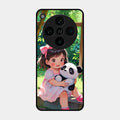blush panda glossy metal case cover for Oppo Find X8 Pro 5G