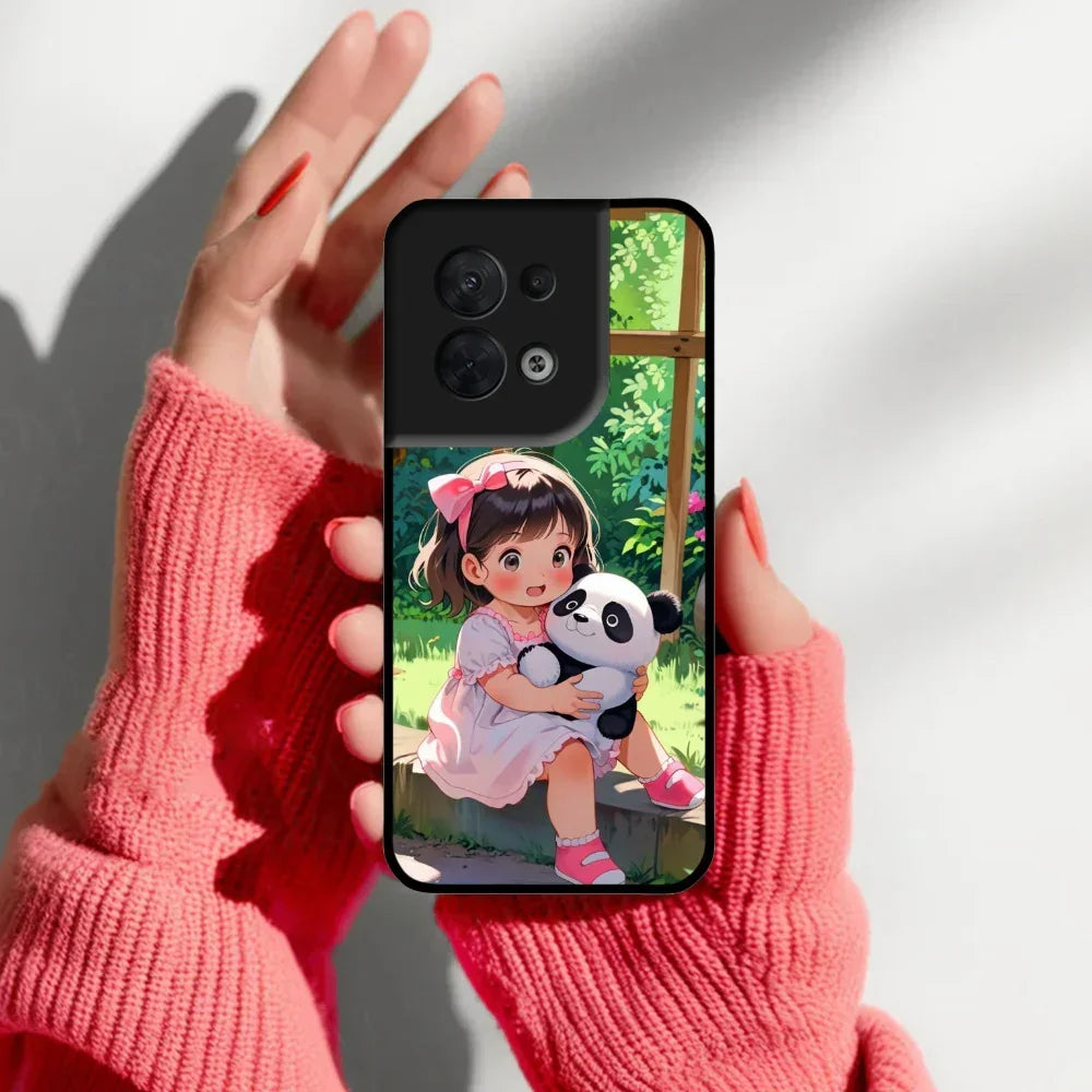 Blush & Panda Glossy Metal Case Cover For Oppo - ShopOnCliQ