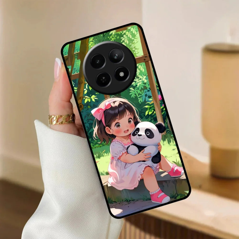 Blush & Panda Glossy Metal Case Cover For Realme - ShopOnCliQ