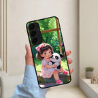 Blush & Panda Glossy Metal Case Cover For Samsung - ShopOnCliQ