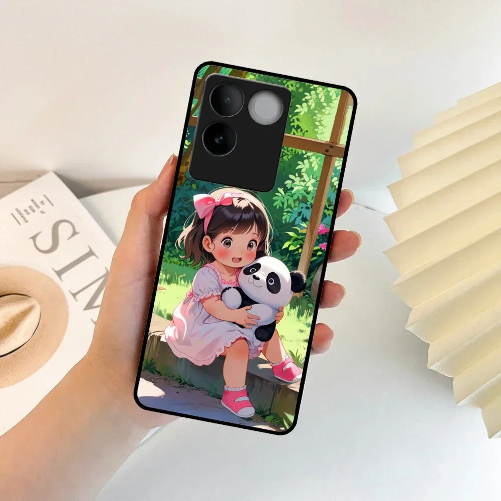 Blush & Panda Glossy Metal Case Cover For Vivo - ShopOnCliQ