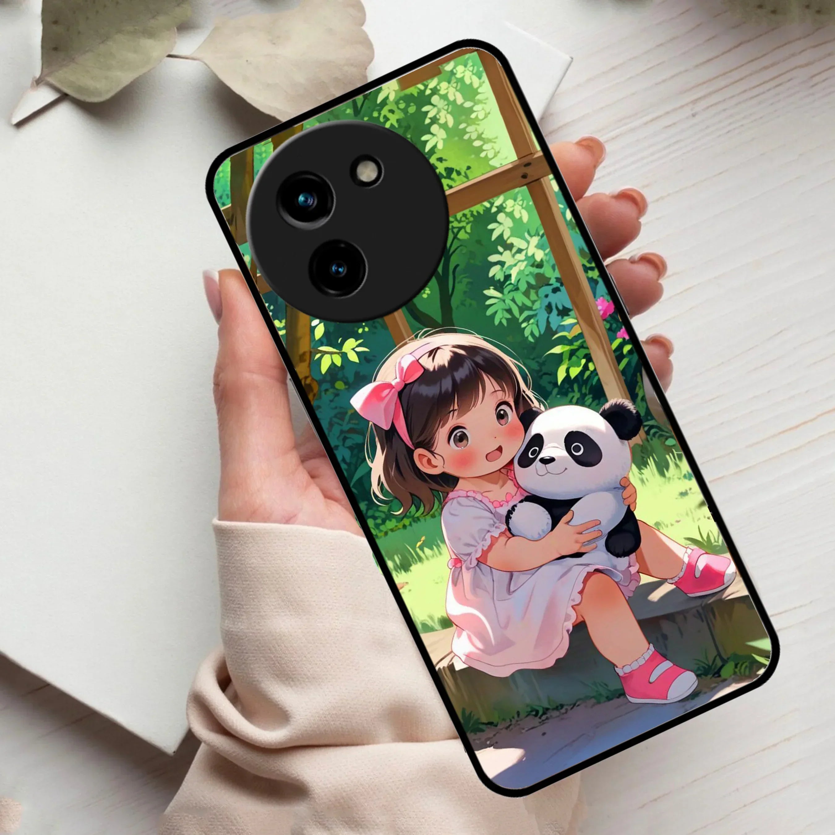 Blush & Panda Glossy Metal Case Cover For Vivo - ShopOnCliQ
