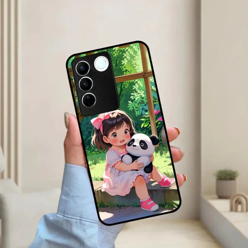 Blush & Panda Glossy Metal Case Cover For Vivo - ShopOnCliQ