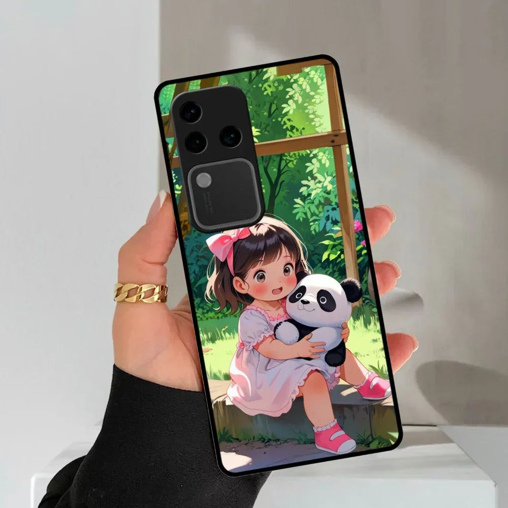 Blush & Panda Glossy Metal Case Cover For Vivo - ShopOnCliQ