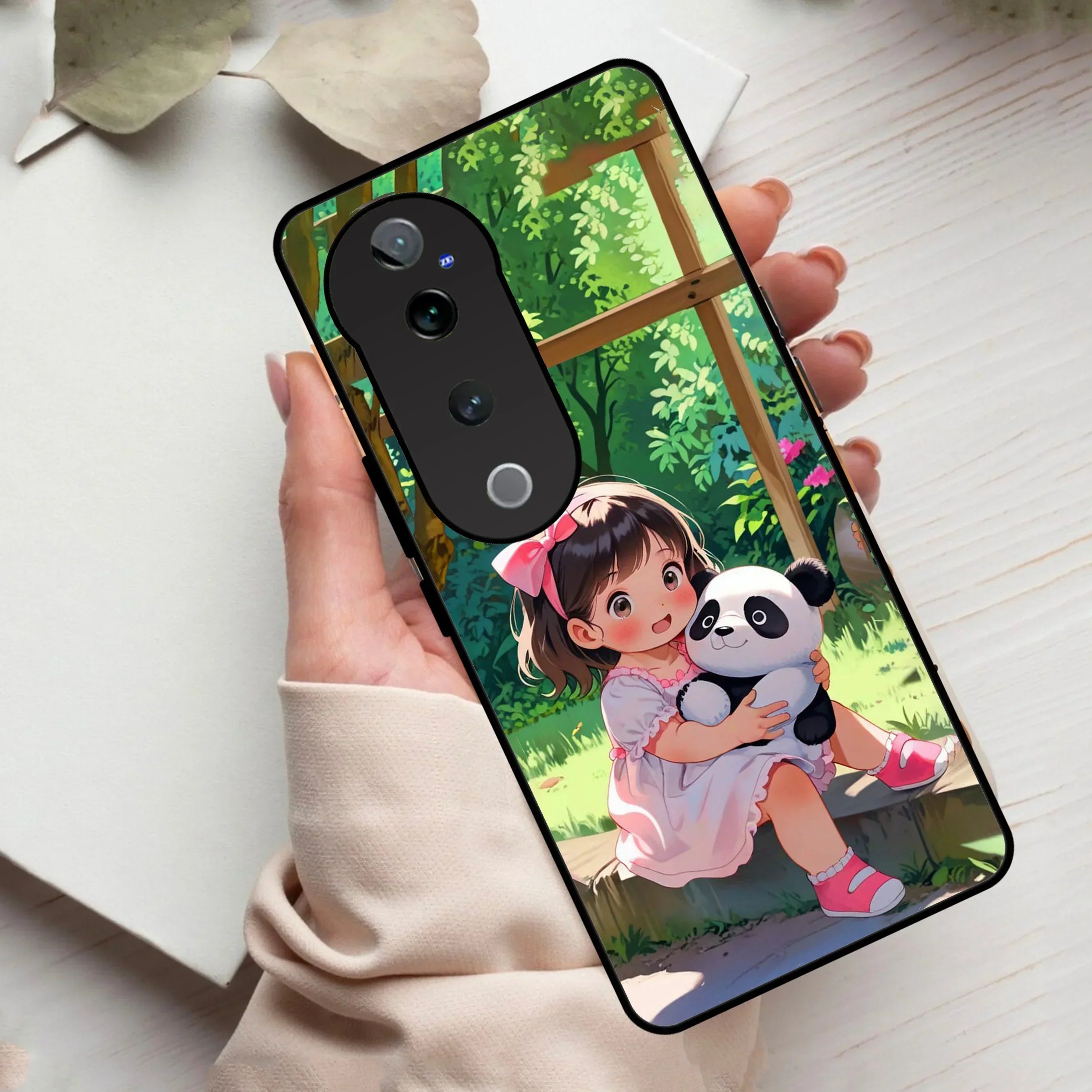 Blush & Panda Glossy Metal Case Cover For Vivo - ShopOnCliQ