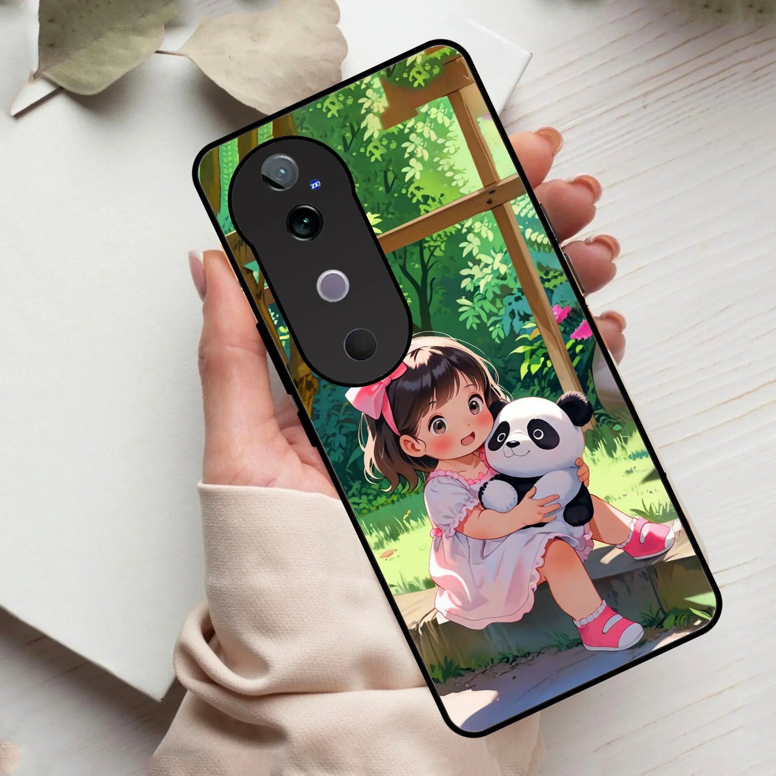 Blush & Panda Glossy Metal Case Cover For Vivo - ShopOnCliQ