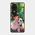 blush panda glossy metal case cover for Vivo V40E 5G