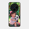 blush panda glossy metal case cover for Vivo X200 5G
