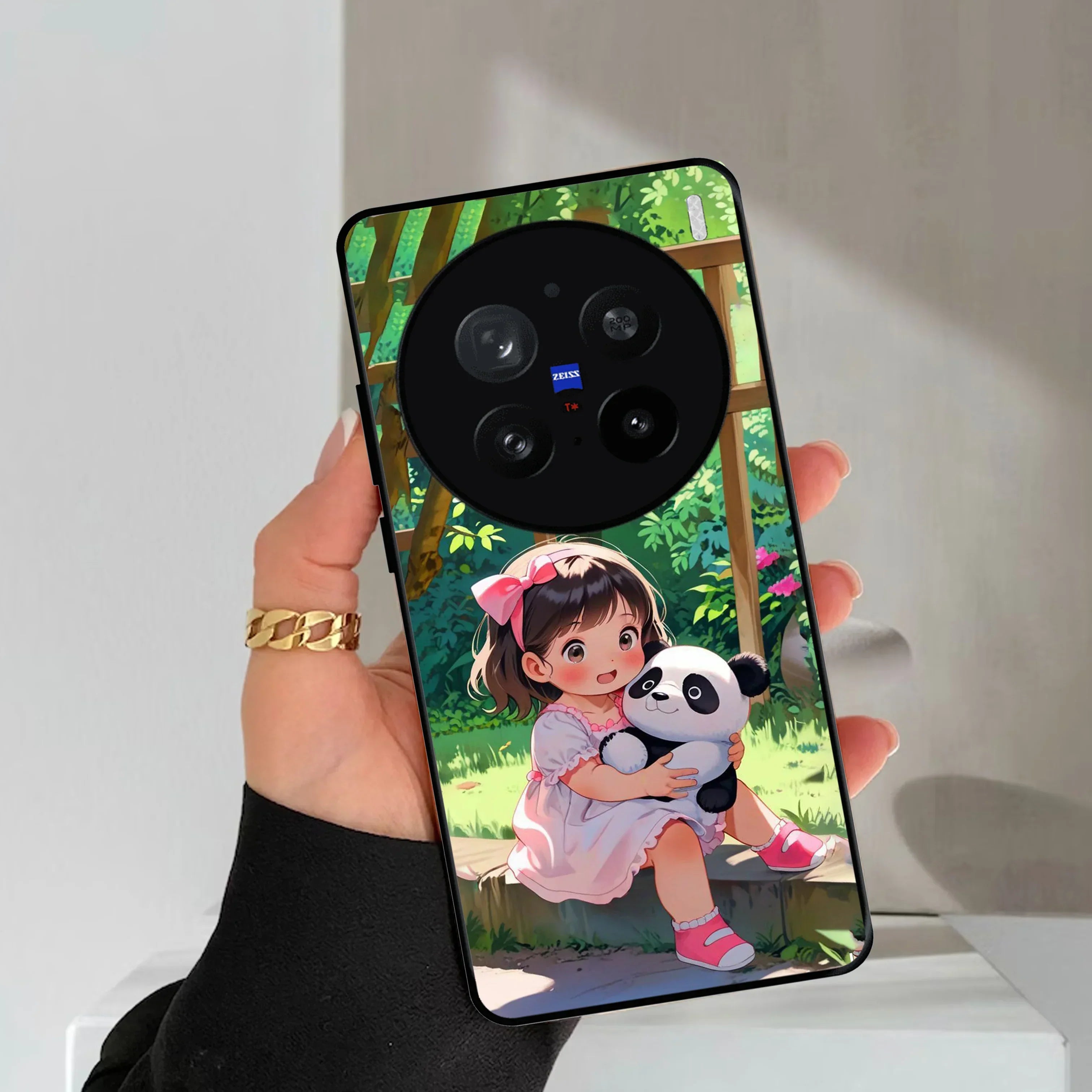 Blush & Panda Glossy Metal Case Cover For Vivo - ShopOnCliQ
