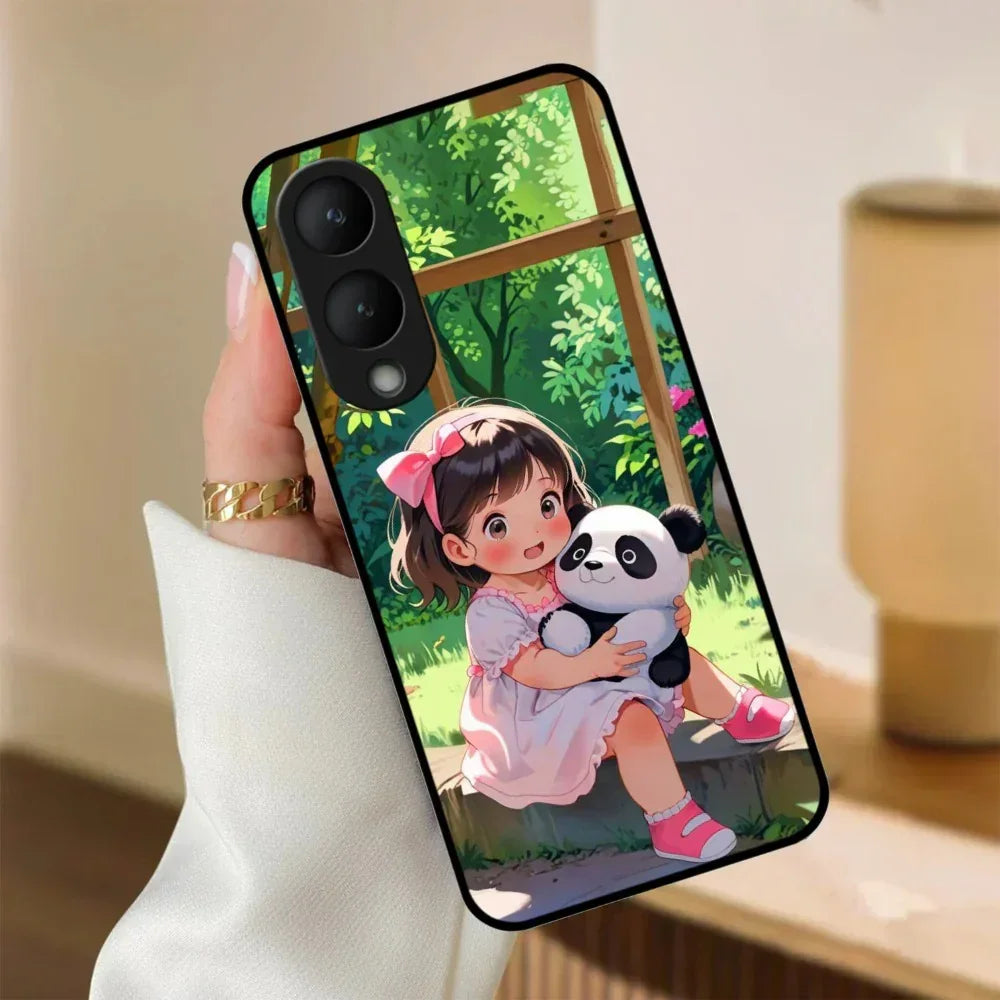 Blush & Panda Glossy Metal Case Cover For Vivo - ShopOnCliQ