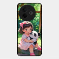 blush panda glossy metal case cover for Vivo Y39 5G