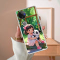 Blush & Panda Transparent Silicon Case For iQOO Z10R 5G