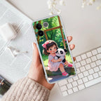 Blush & Panda  Transparent Silicon Case For Vivo T2 Pro 5G